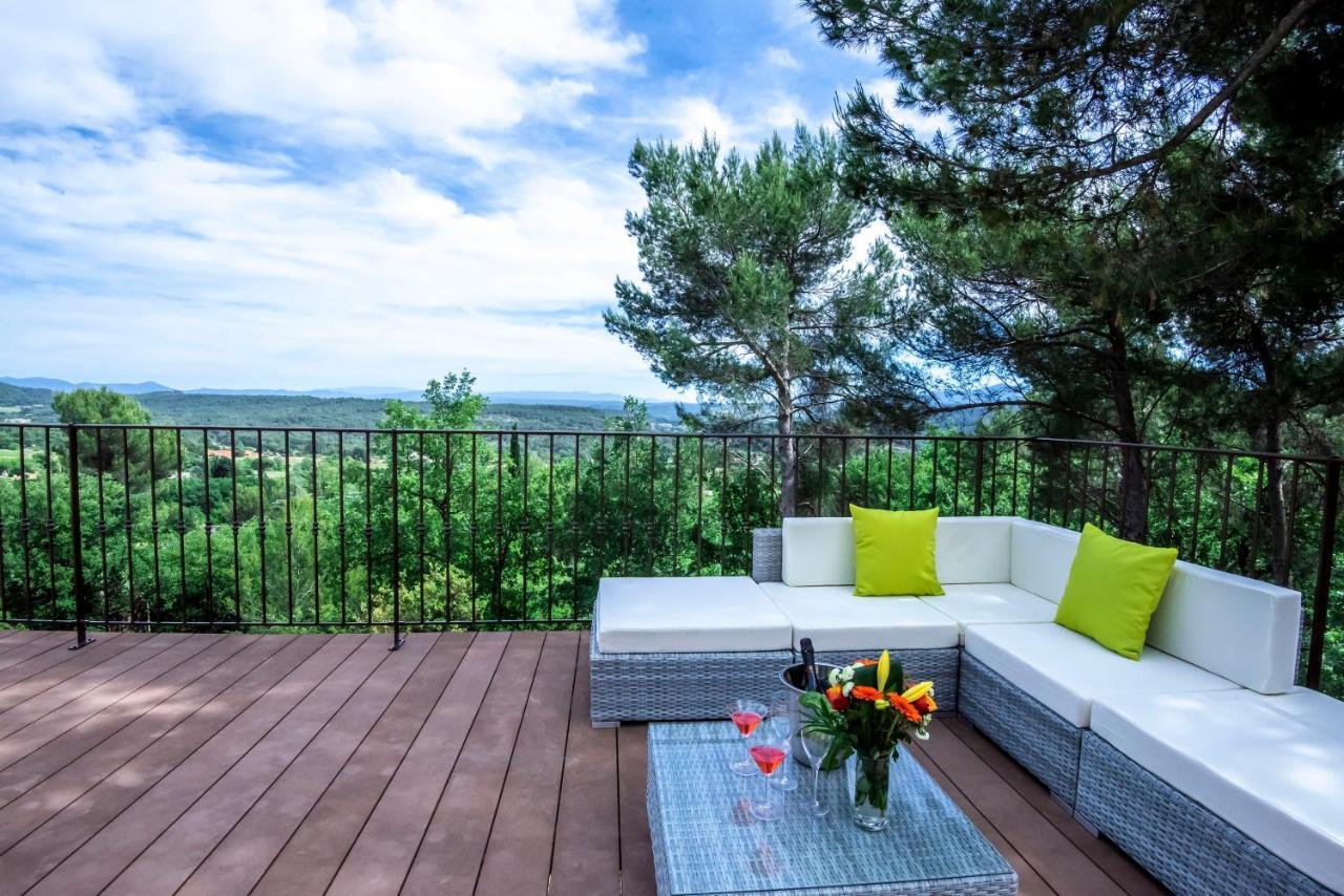 Villa Lumineuse Avec Piscine Clim 1Ere Etage Vue Panoramique Sur Les Montagnes Sur Le Site De La Sainte-Victoire Le Tholonet Exteriör bild