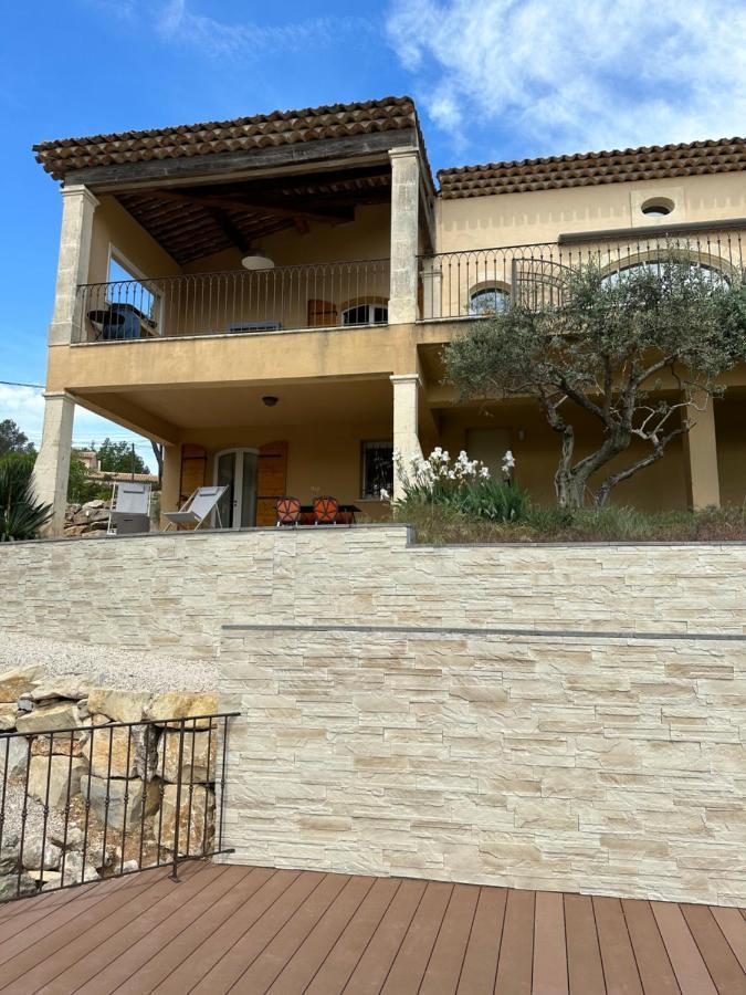 Villa Lumineuse Avec Piscine Clim 1Ere Etage Vue Panoramique Sur Les Montagnes Sur Le Site De La Sainte-Victoire Le Tholonet Exteriör bild